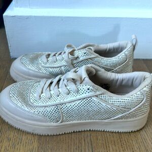 Zara white walking sneakers